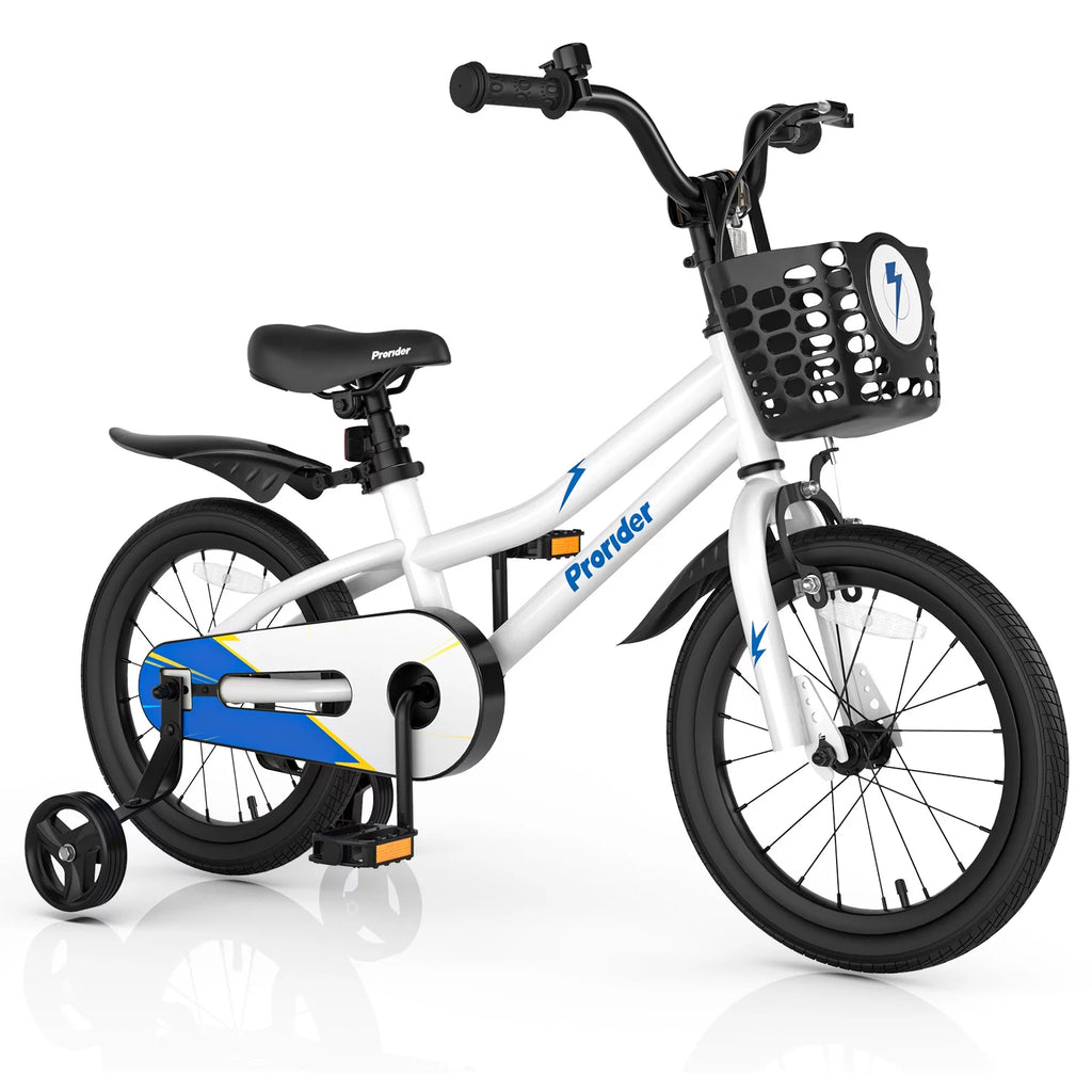 16'' Kid's Bike with Training Wheels & Basket K822