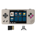 Handheld Game Console Retro 2.83-inch Screen Video Game Player 64G TF Card 3100mAh Battery Black Transparent J17925