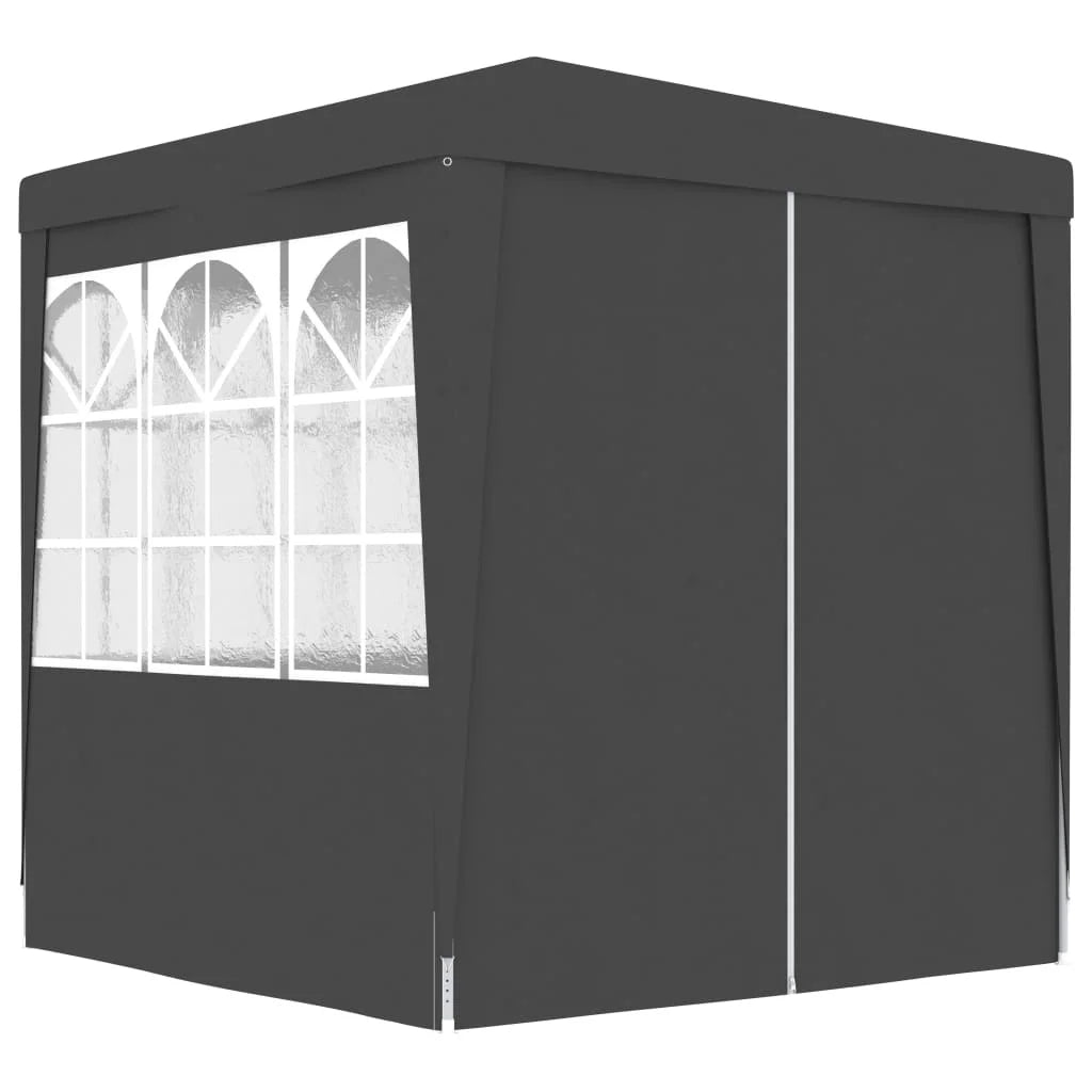 Professional Party Tent with Side Walls 8.2'x8.2' Anthracite Y8082