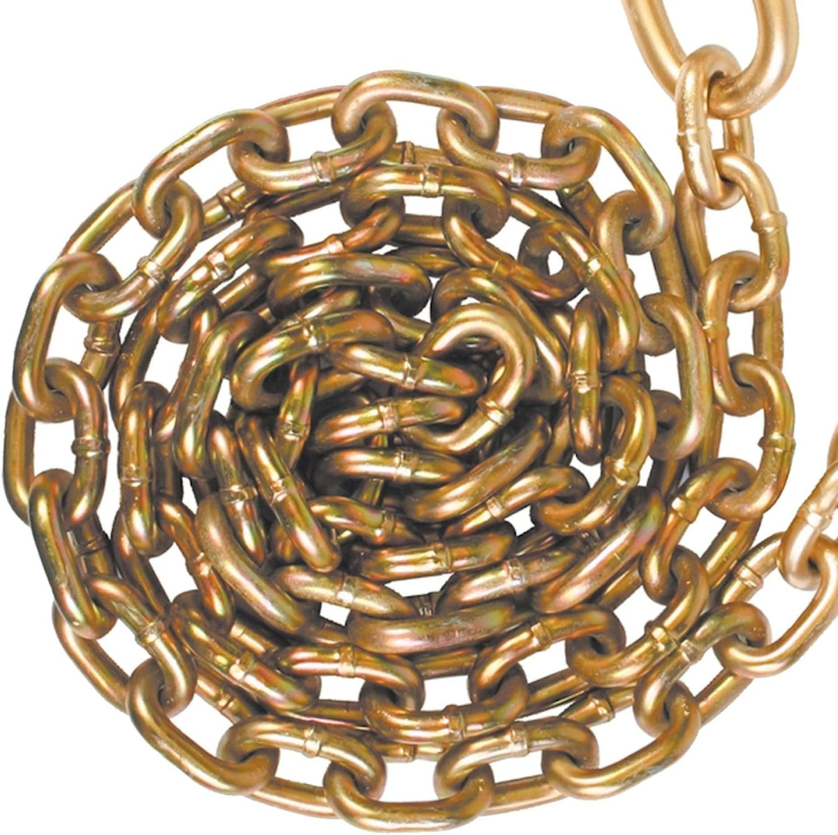 Tow Chain with Forged J Hook and Grab Hook, Grade 70, 6 Foot, Pack of 2 M270