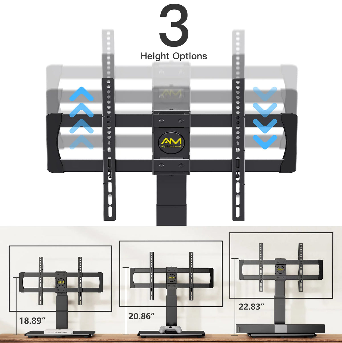 Universal Swivel TV Stand for 32-80" TVs W78975