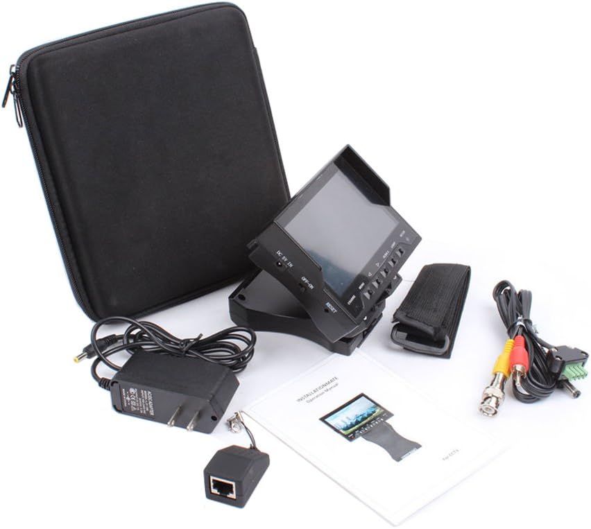 Handheld 4.3 TFT LCD CCTV Analog Camera Tester 12V Output RJ45 Cable Test Monitor Pack of 2 G11770