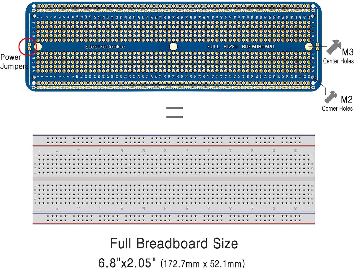 Solderable Breadboard PCB Board P362