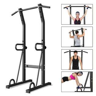 Power Tower Workout Dip Station Chin Up Bar Pull Up Home Gym Exercise Equipment X940021