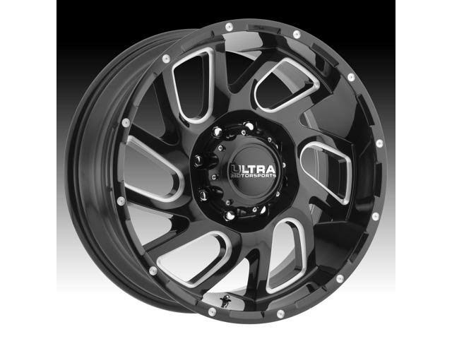 17x9 5x127 +10mm Black/Milled Wheel Rim E8780
