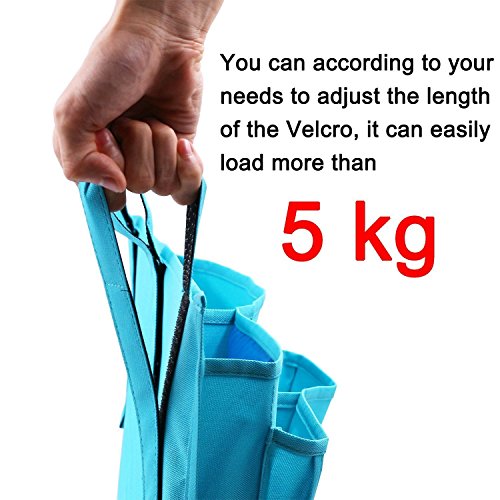Large Pocket Hanging Storage Organizer (Light blue) A182