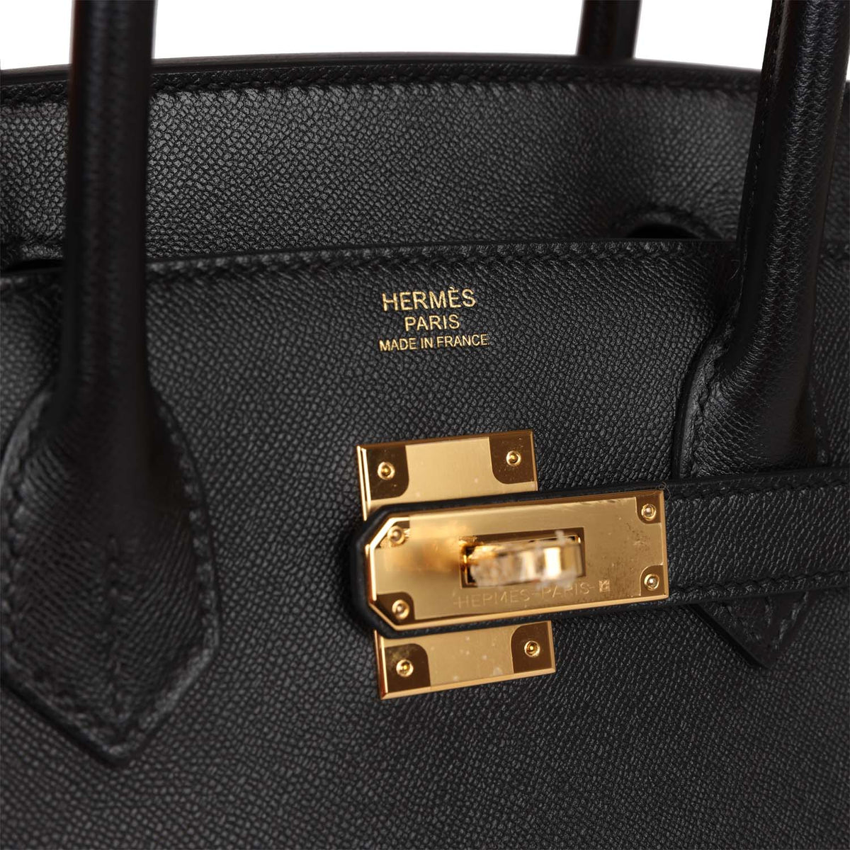 Black Leather Handbag P419