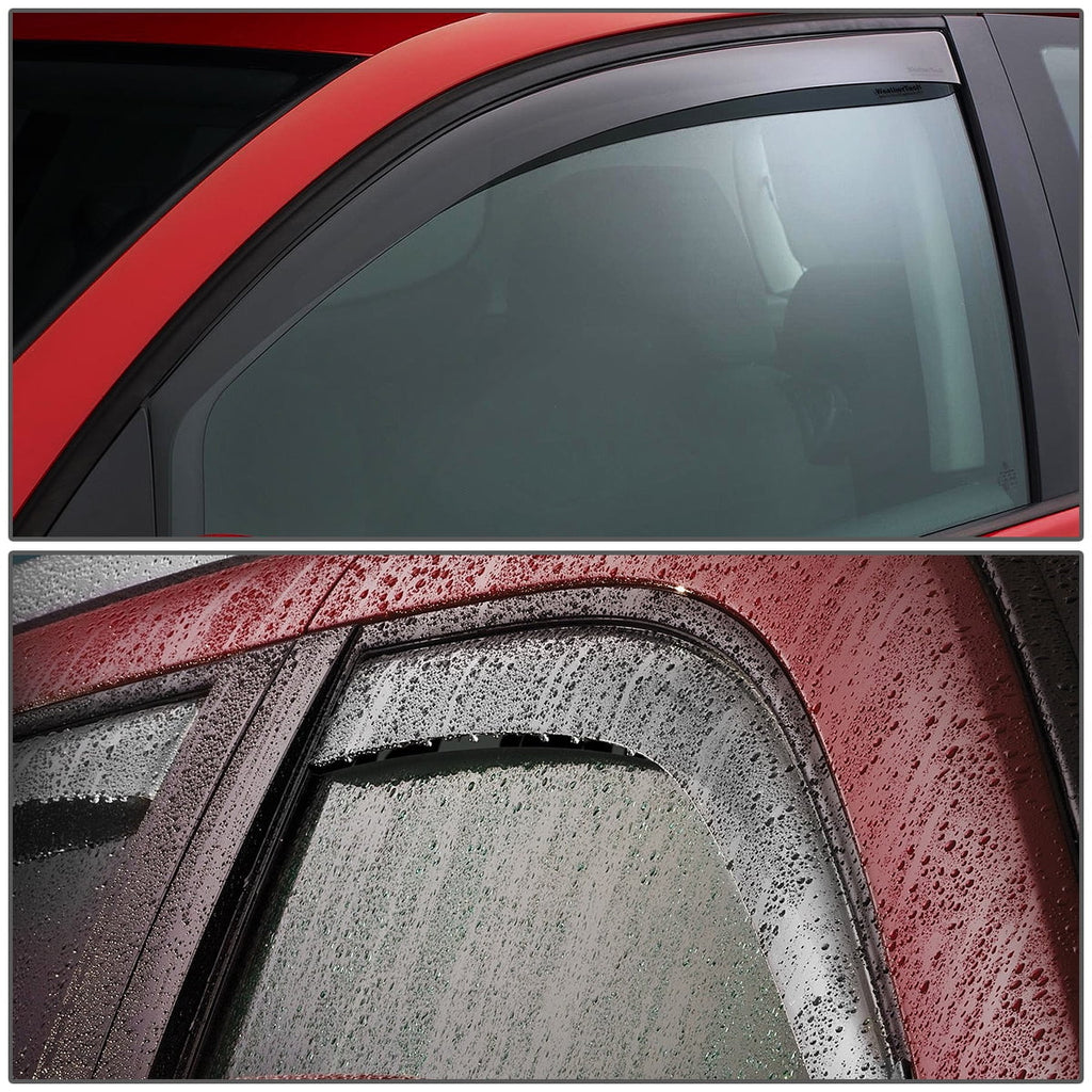 2pcs Dark Smoke Window Visor Deflector S437070