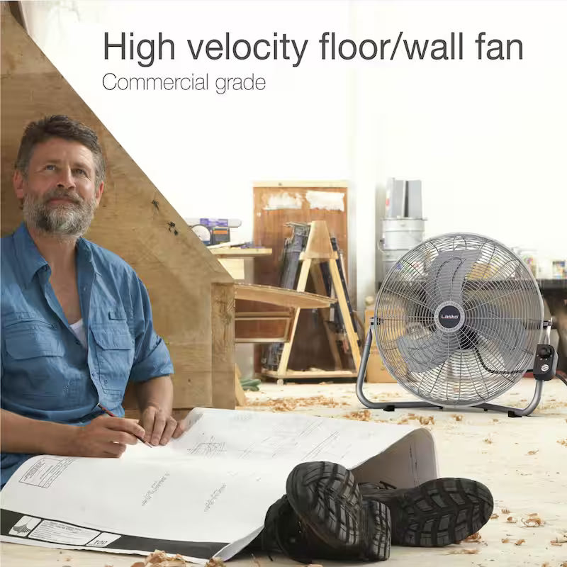 20 in. 3 Speed Metallic Floor Fan Q538583
