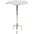 Silver Aluminum Accent Table V50693