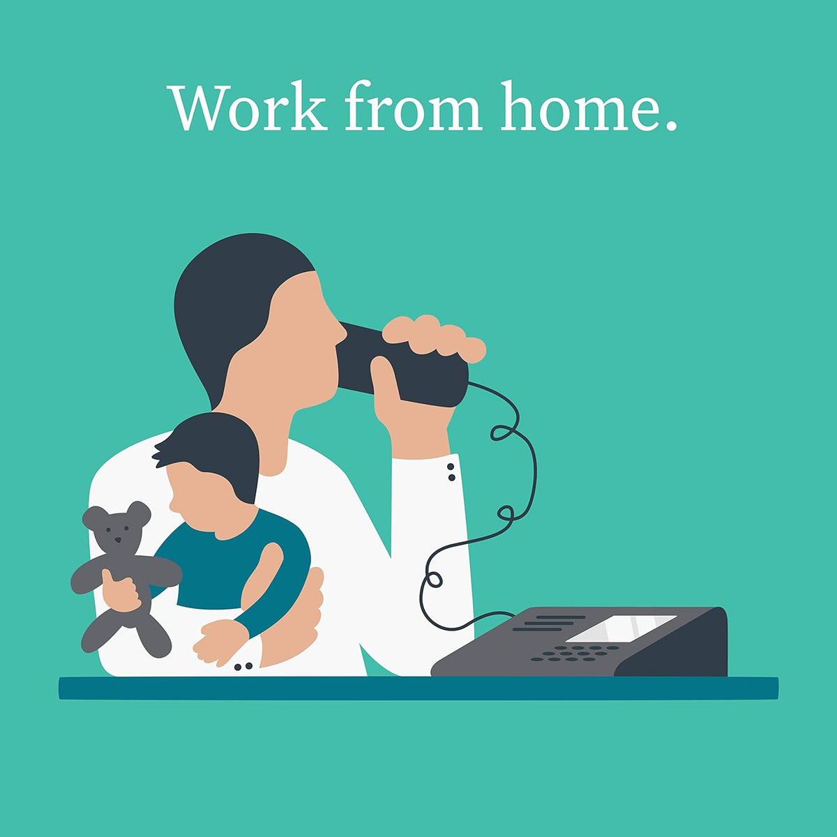 Black VoIP Home Phone Service U683976