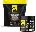 Chocolate Whey Protein Powder 4 lb & Unflavored Creatine Monohydrate Powder U642378