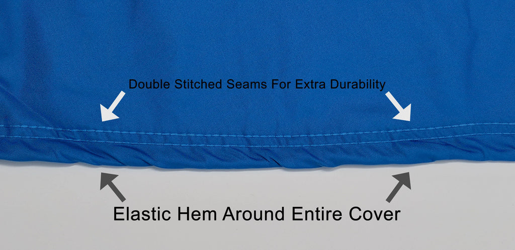 Jet Ski Cover Blue Black Trailerable with Trailer Straps and Storage Bag Z343