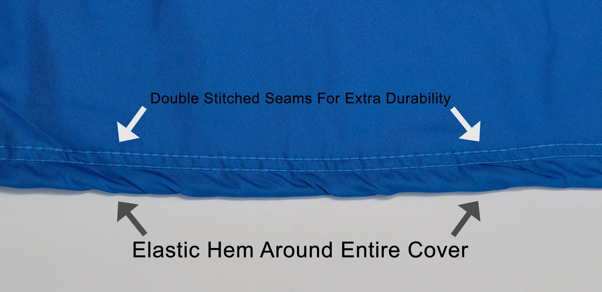 Jet Ski Cover Blue Black Trailerable with Trailer Straps and Storage Bag Z343