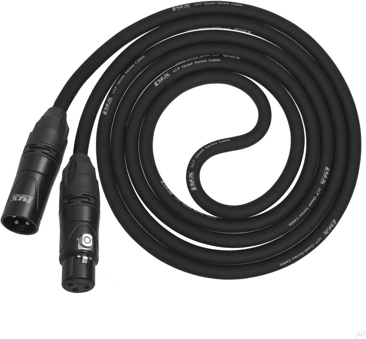 Black 100 ft XLR Microphone Cable R83250