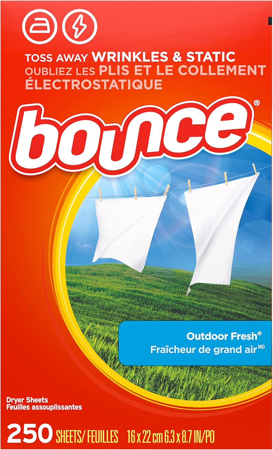 250 Count Dryer Sheets C83467