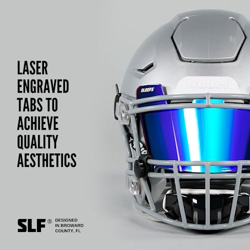 Tinted Football Visor with Clips and Microfiber Bag T3319