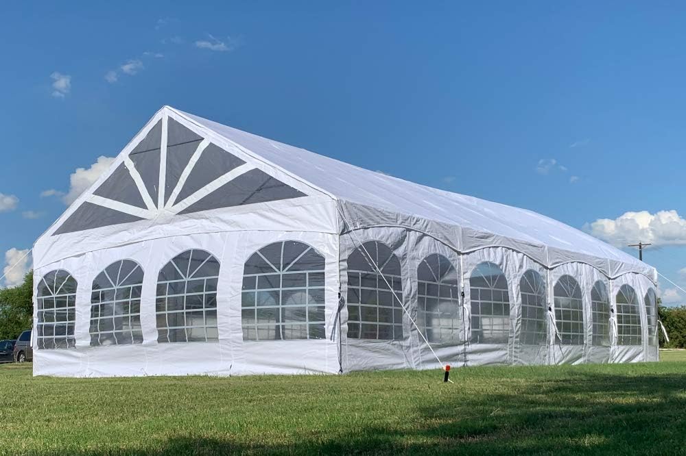 40'x20' PE Marquee Tent Gazebo Shelter with Storage Bags G985032