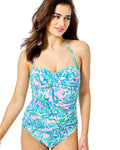 Blue One-Piece B104