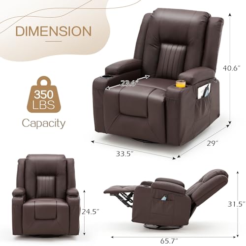 3 Pieces Black Leather Recliner Sofa Set P862