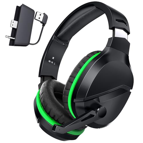 Wireless Gaming Headset with Noise Canceling Microphone, 50H Battery M950102