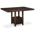 Dark Brown 36" Counter Height Dining Extension Table W978