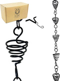 Black Metal 8.5 FT Rain Chain P968516