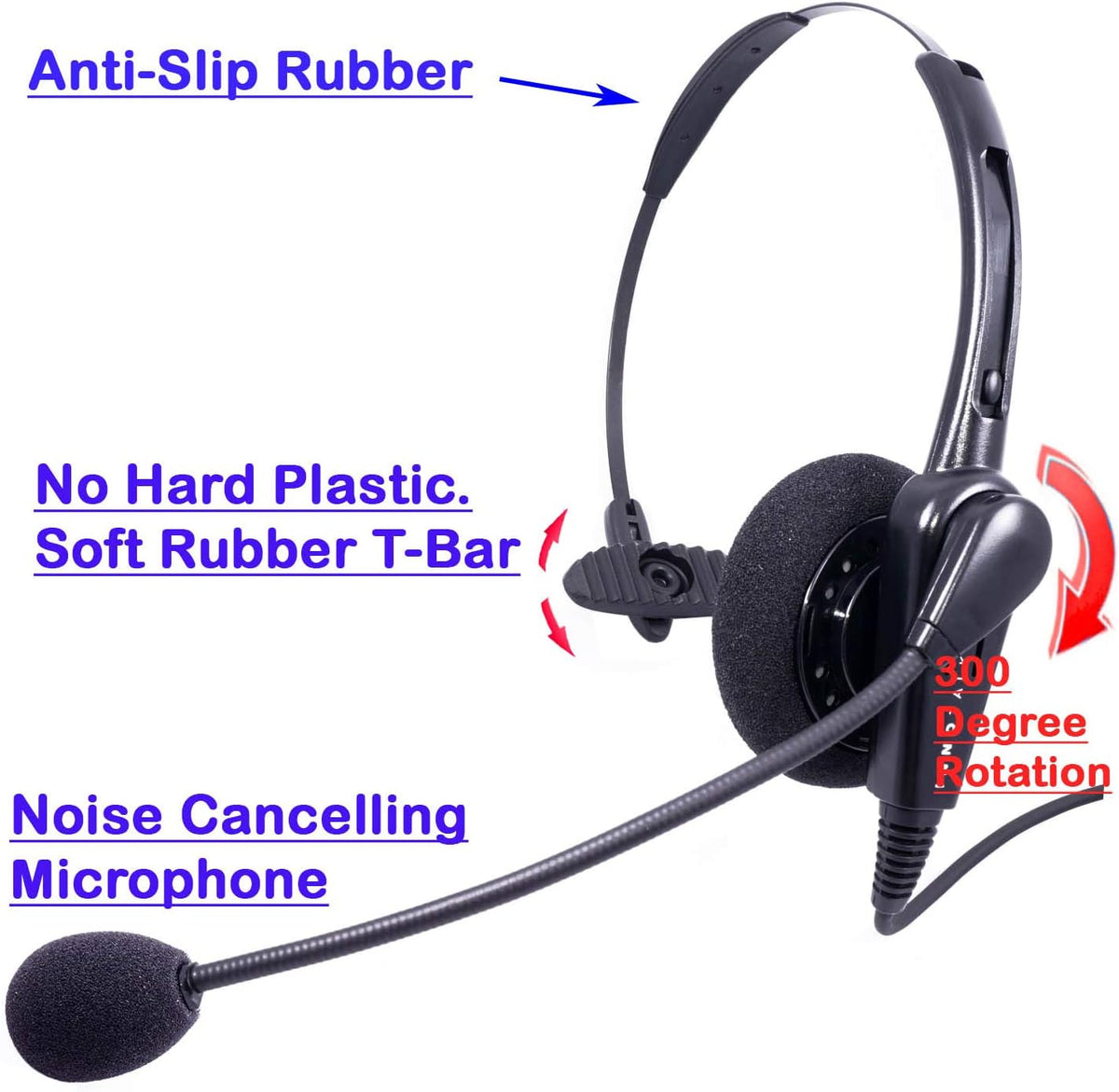 Noise Cancelling Mic Headset I280