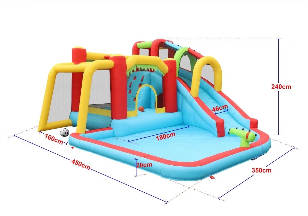 Multicolor Inflatable Water Park Bounce House V7132