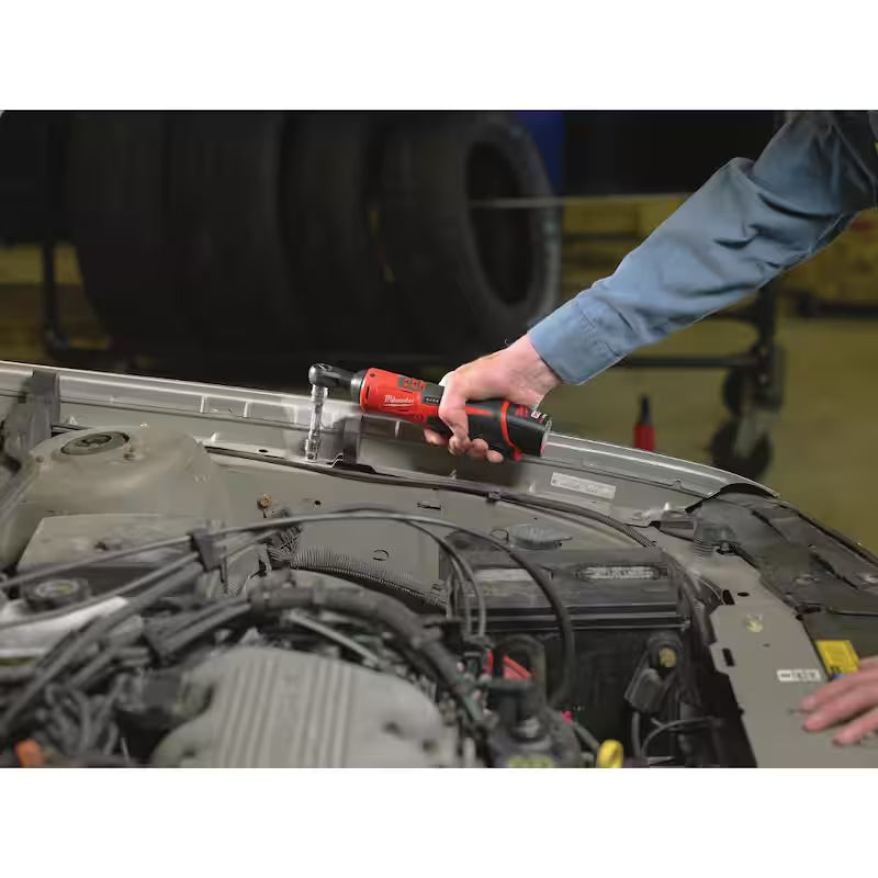 12V Cordless 1/4 in. and 3/8 in. Ratchet Combo Kit with 2.0Ah Batteries E554