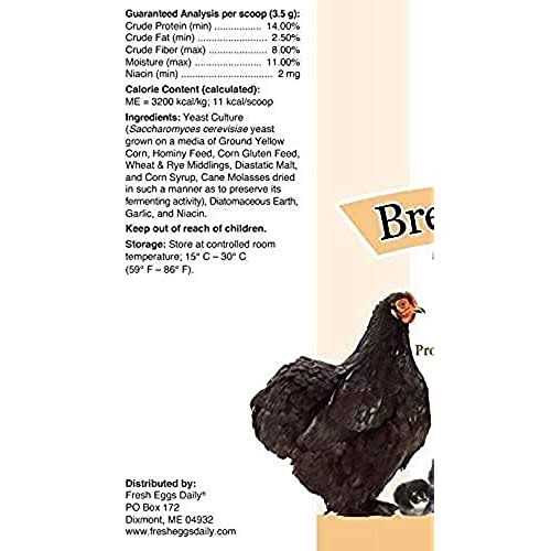 Brewers Yeast with Garlic Powder and Niacin Feed Supplement 1LB Q3672