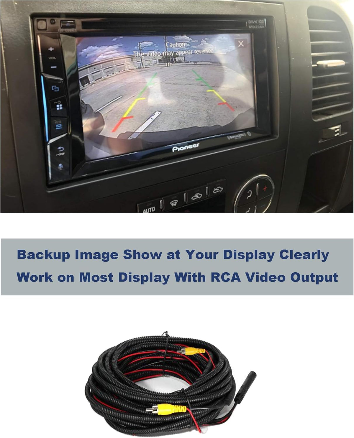 Black Tailgate Handle with Backup Camera X752236