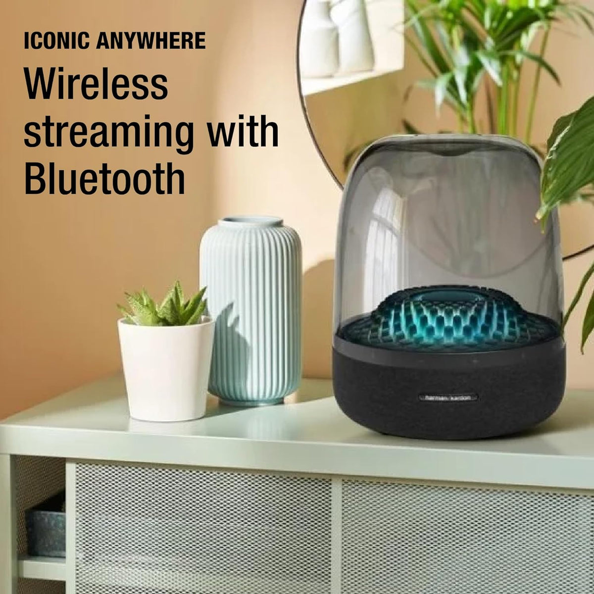 Bluetooth Home Speaker with Diamond-Effect Lighting R19172