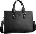 Leather Laptop Briefcase Shoulder Bag N431