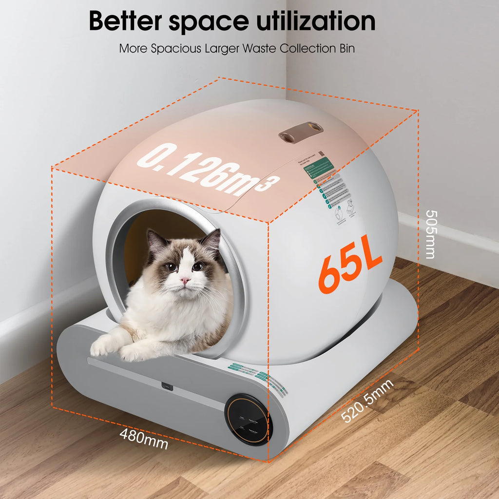 Automatic Self Cleaning Cat Litter Box with App Control X5600