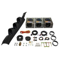 Tinted 7 Color Boost Vacuum Oil Pressure Fuel Pressure Gauges W326348