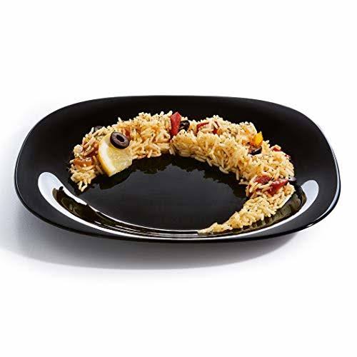 Black Dinner Plate Set of 6 E766
