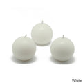 White 2-Inch Ball Candles, Pack of 96 W6669