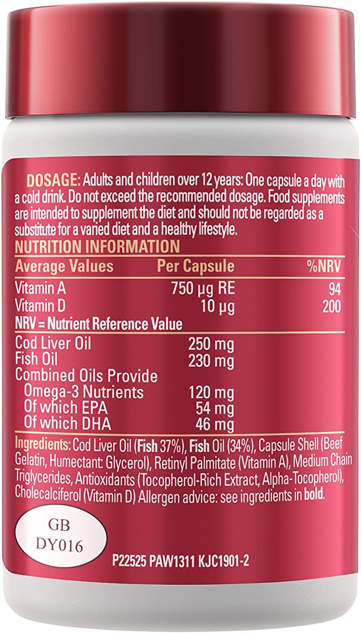 Cod Liver Oil 60 Capsules C904942