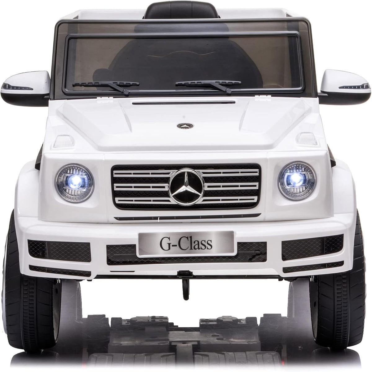 12V Kids Ride On Car with Remote Control, Music, Horn & LED Lights, Black Y791