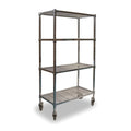 4 Shelf Wire Cart D212