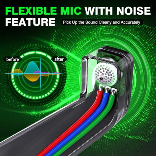 Wireless Gaming Headset with Noise Canceling Microphone, 50H Battery M950102