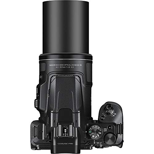 Black 16 MP Superzoom Digital Camera with 83x Optical Zoom P276459
