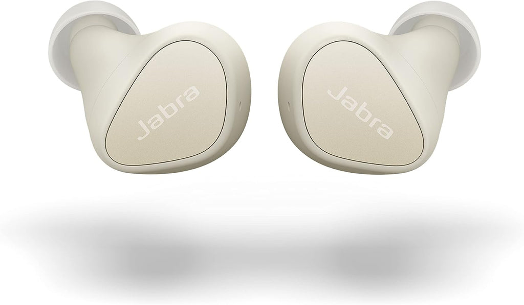 Light Beige In Ear Wireless Bluetooth Earbuds with 4 Built-in Microphones R681