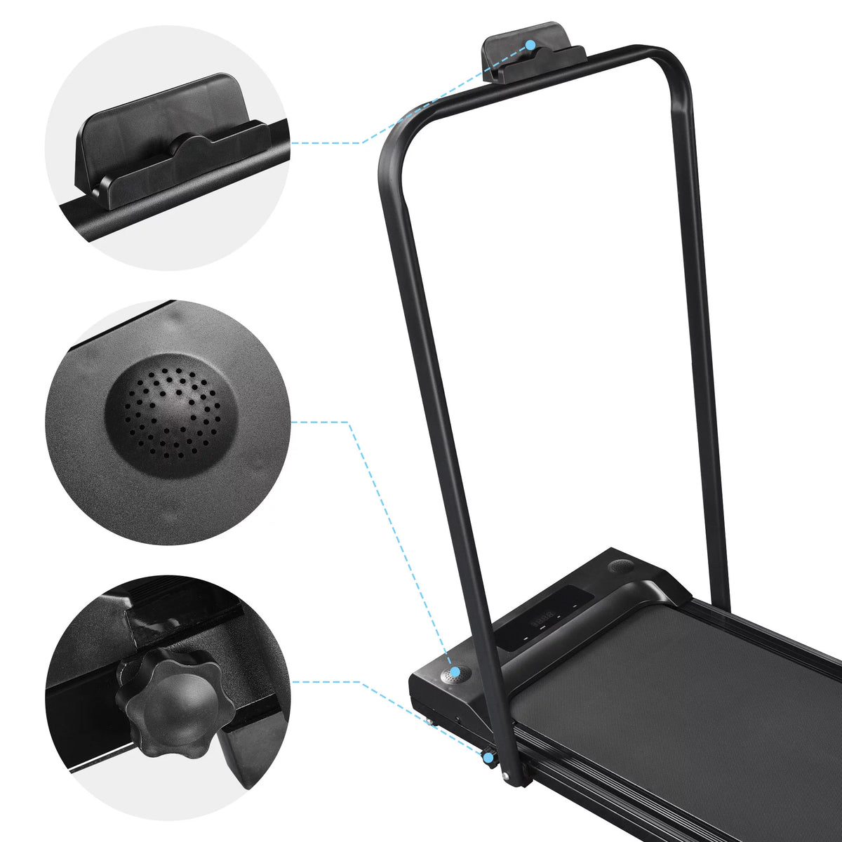 Foldable 2 in 1 Treadmill 1.5 HP R98450