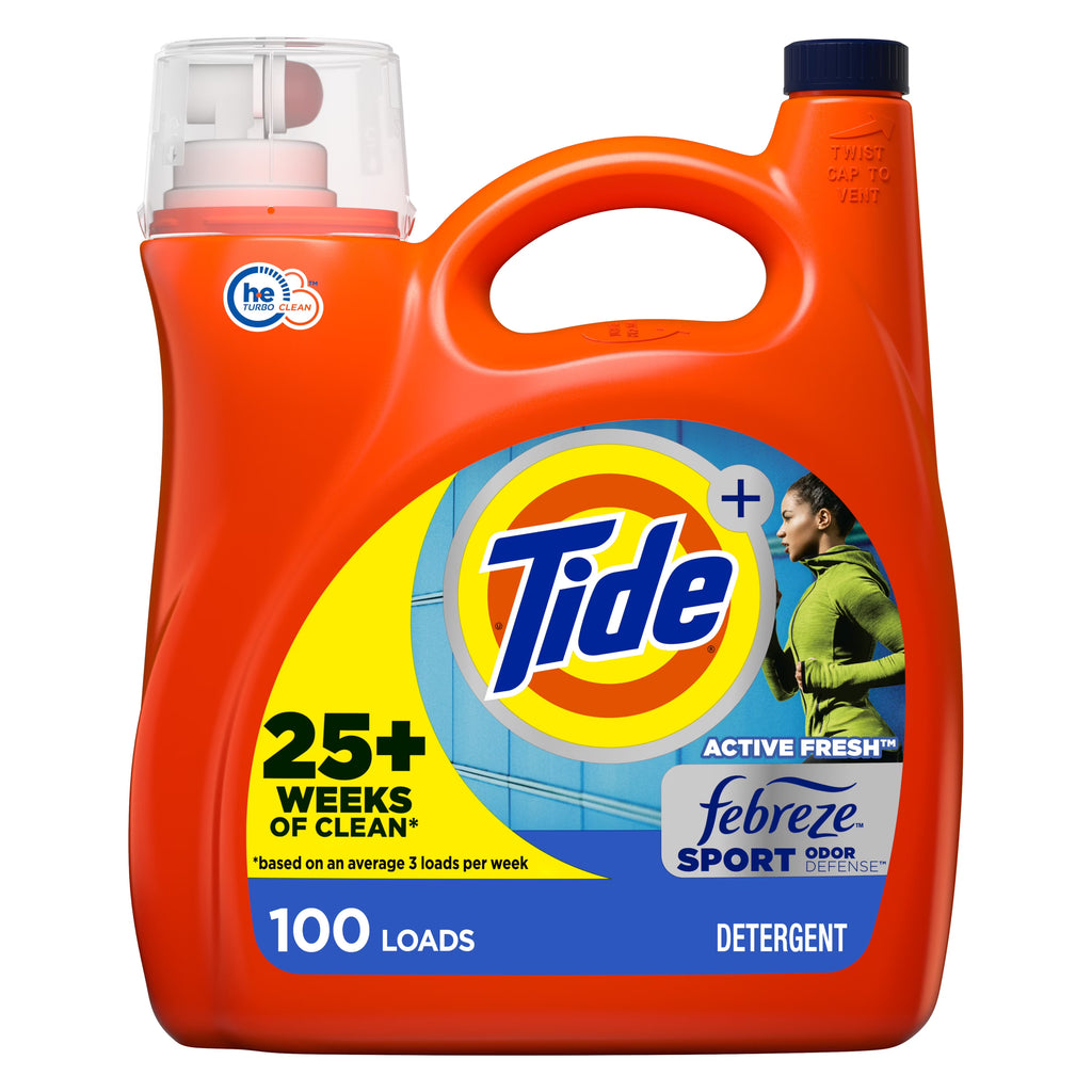 Tide Liquid Laundry Detergent, 154 fl oz, 100 Loads O714