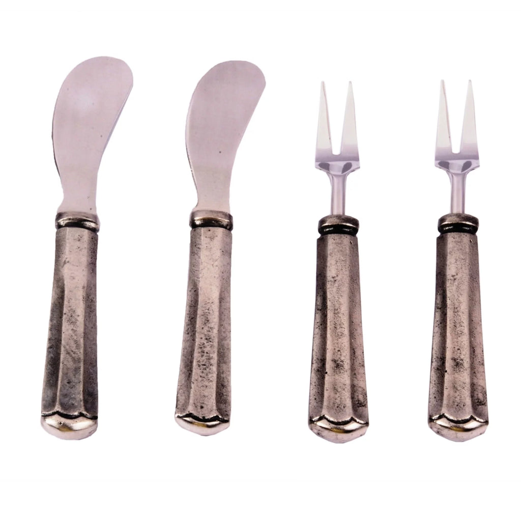 4-piece Silver Antique Party Accessories T96631