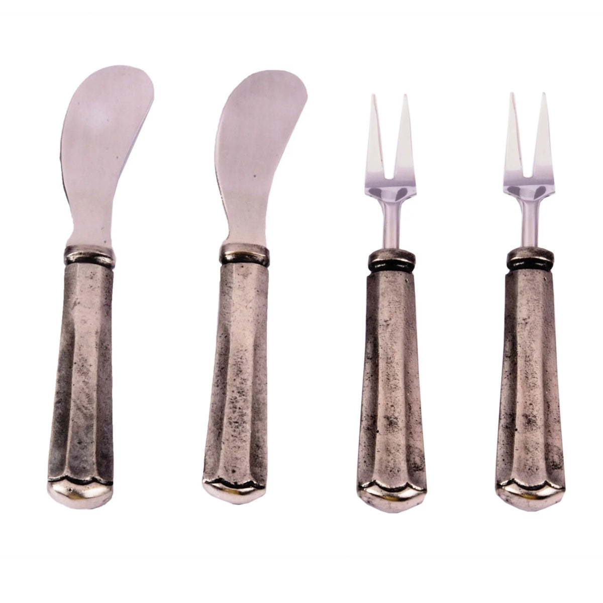 4-piece Silver Antique Party Accessories T96631