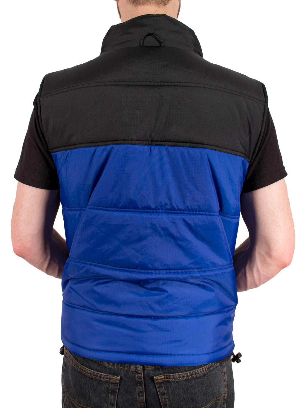 3in1 Winter Jacket Coat Parka & Vest (4XL, Blue) V6208