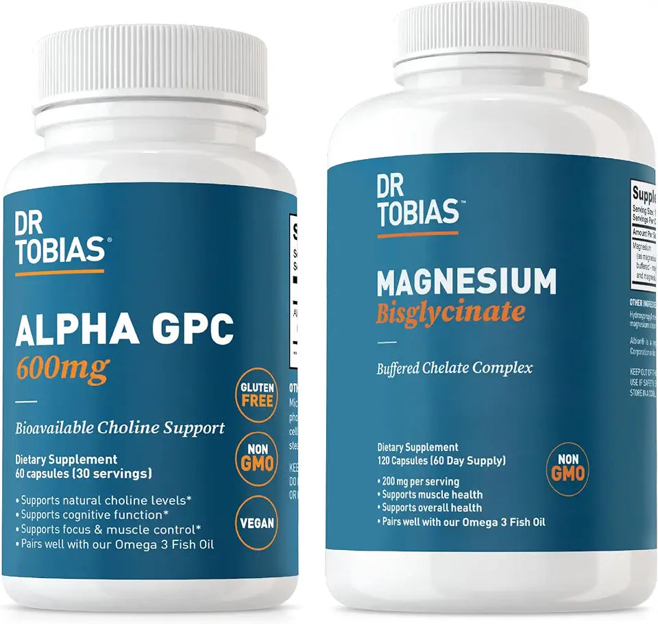 Alpha GPC & Magnesium Bisglycinate Supplements P762